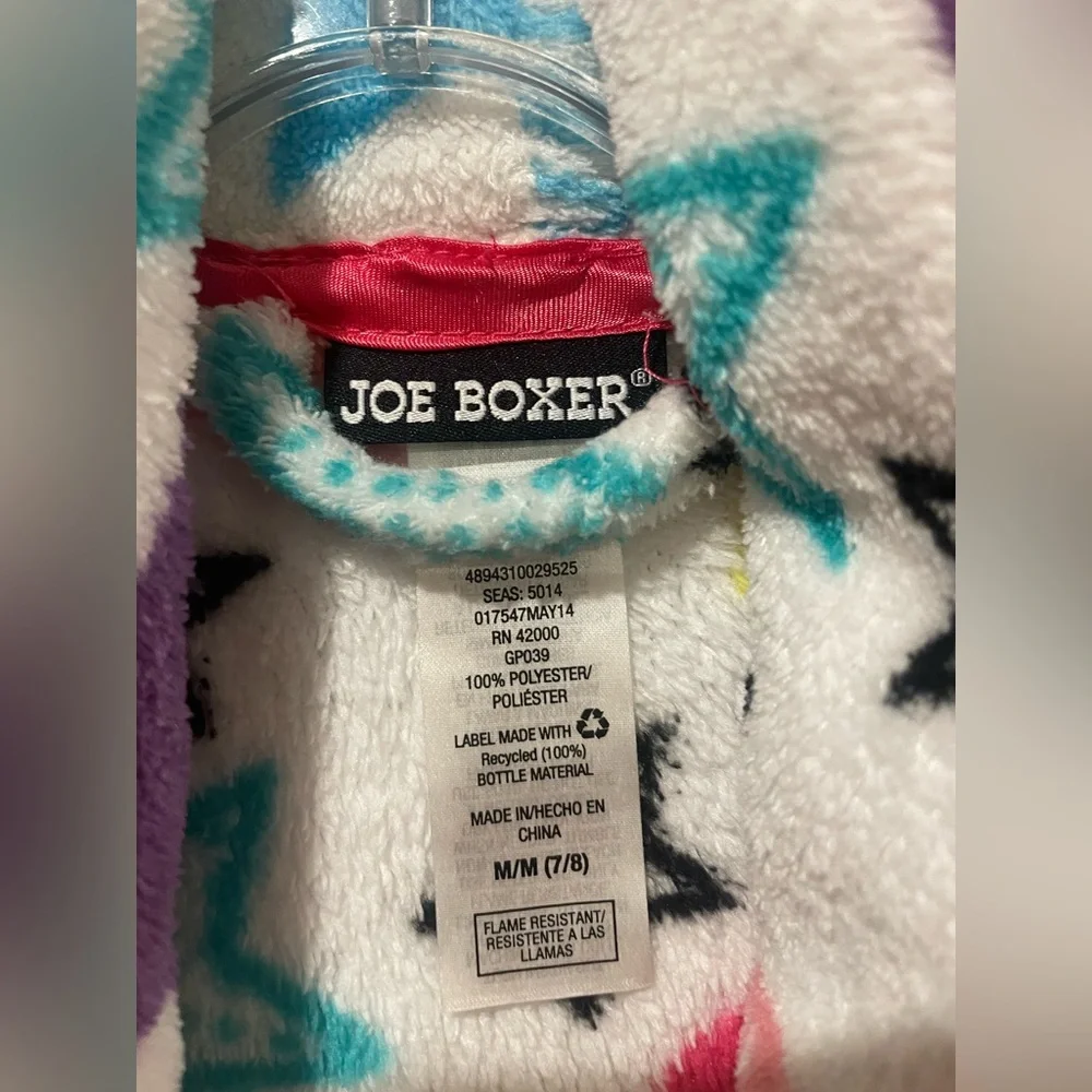 Joe Boxer Multicolor Star Print Robe - Picture 3 of 6